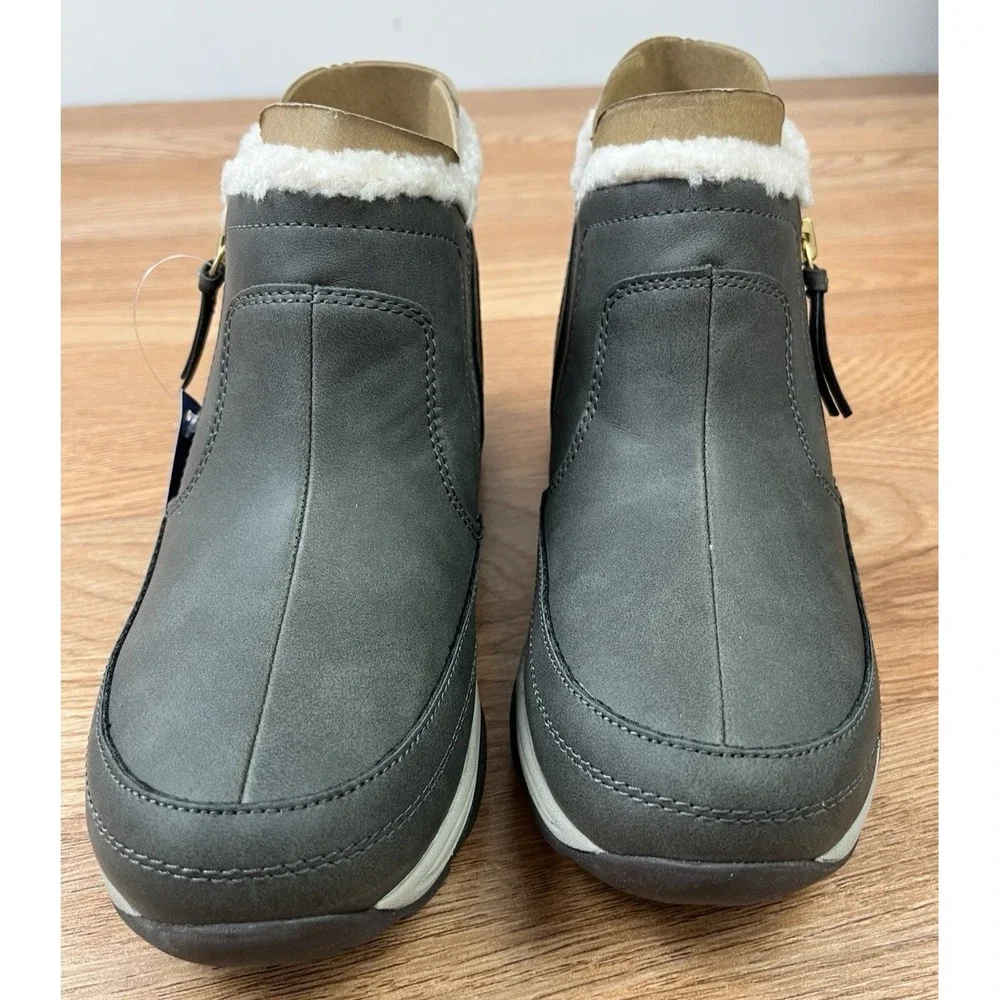 Easy Spirit Epic 3 Cold Weather Booties in Gray, Women's Size 8 WIDE NEW
